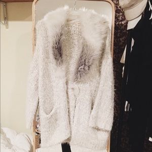 Anthropologie Fuzzy cardigan